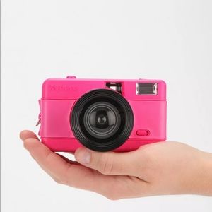 Pink lomography fisheye camera
